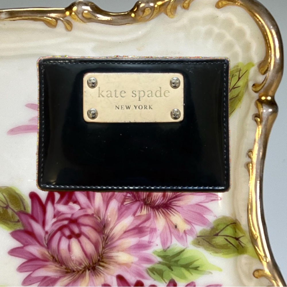 Kate Spade Black and Gold Card Holder